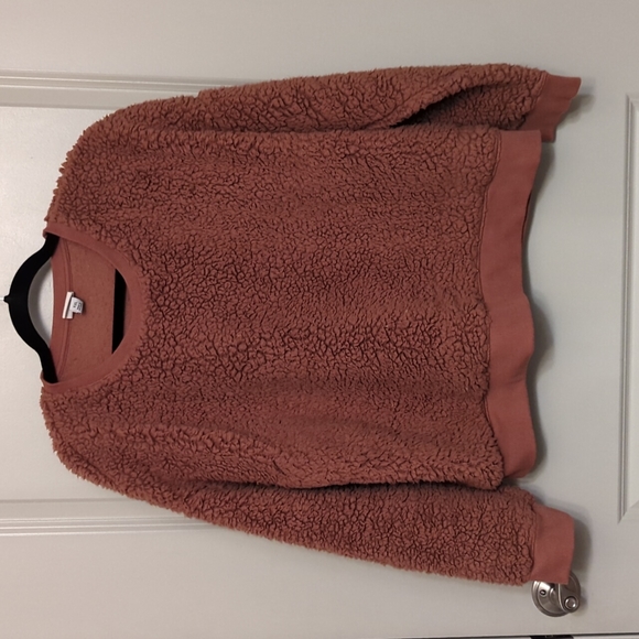 EUC A New Day for Target Fuzzy Teddy Sweatshirt - Picture 1 of 6